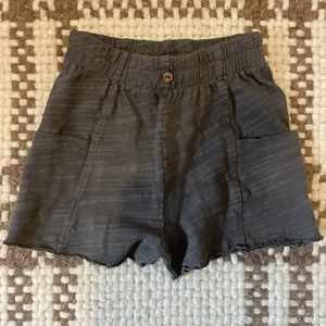 Play Up baby boys cotton shorts. Dark grey. Size 9 months.